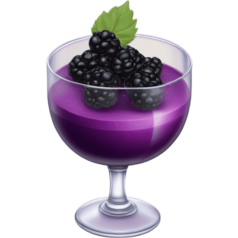 Juice with Blackberry spiced pear emoji