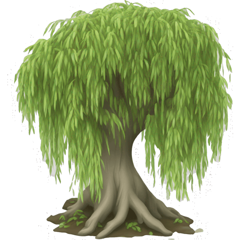 weeping willow tree emoji