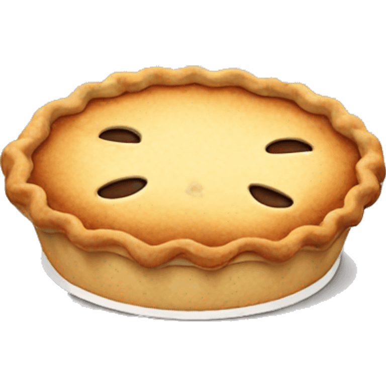 Cute pie emoji