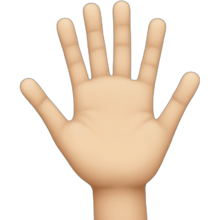 hand with 14 fingers emoji