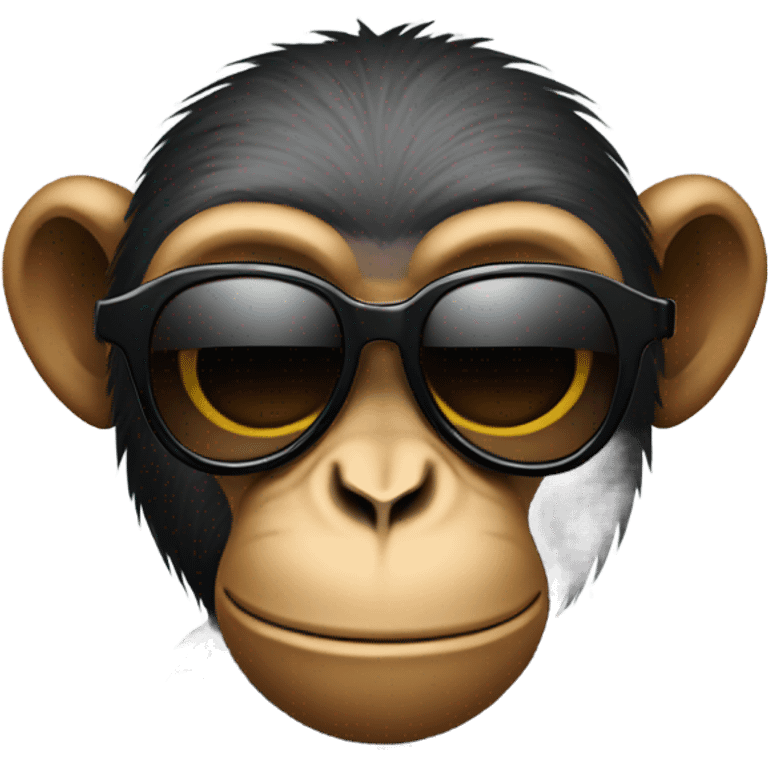 monkey with dark sunglasses emoji