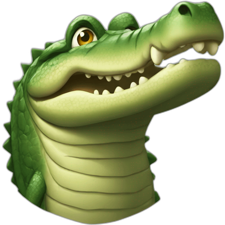 Crocodile énervé  emoji