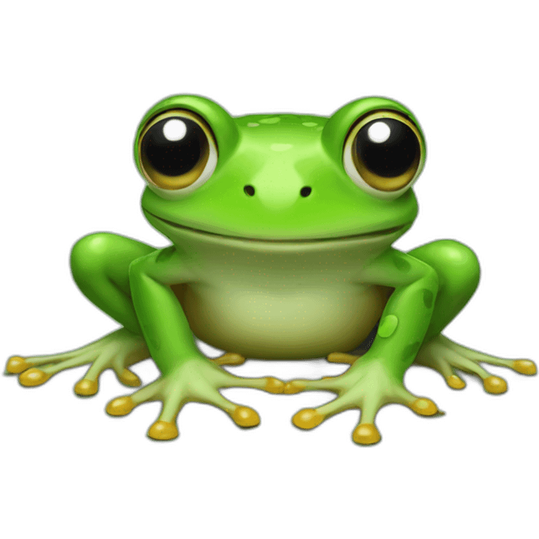 Ai on a frog emoji