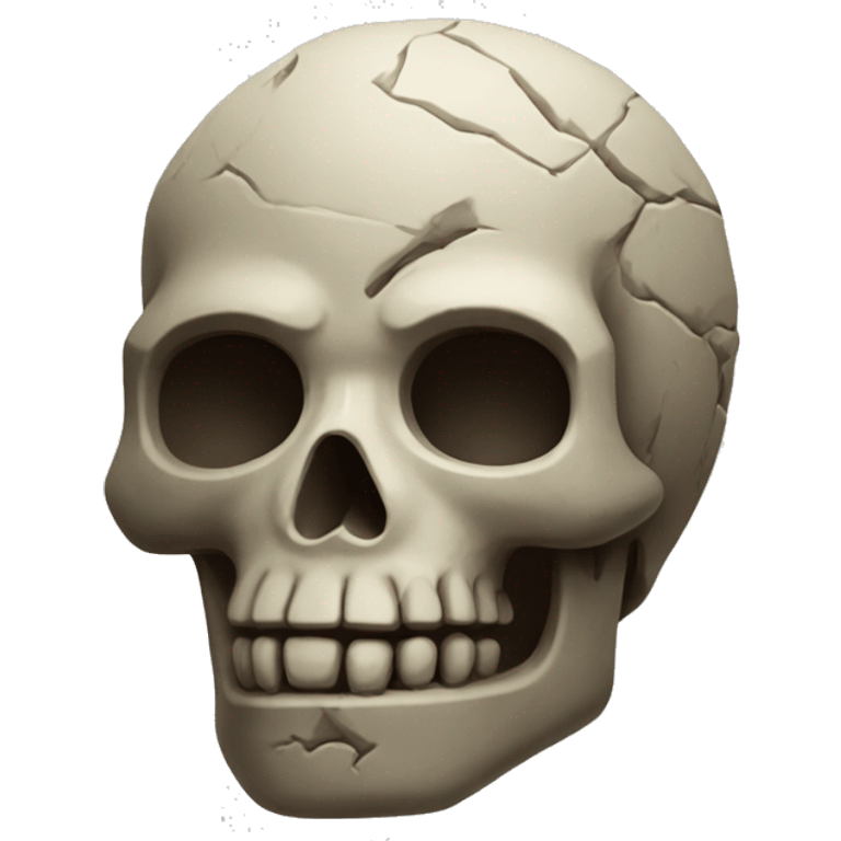 stone skull emoji