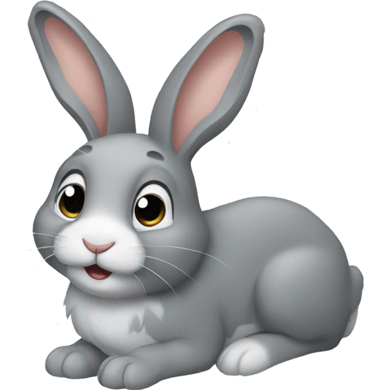 Gray Rabbit named Max  emoji