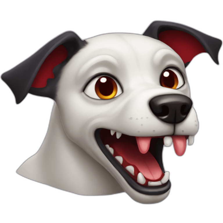 vampire dog emoji