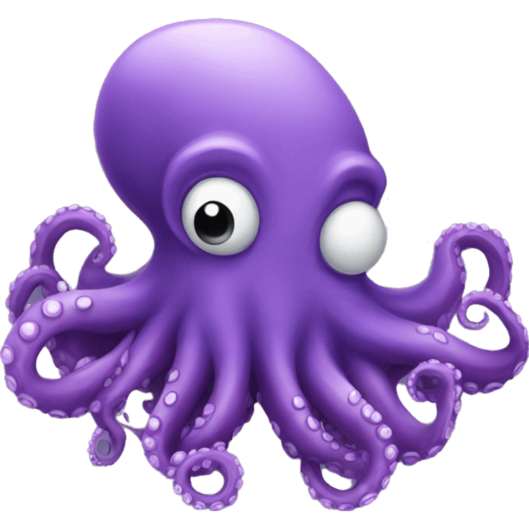 purple octopus shocke emoji