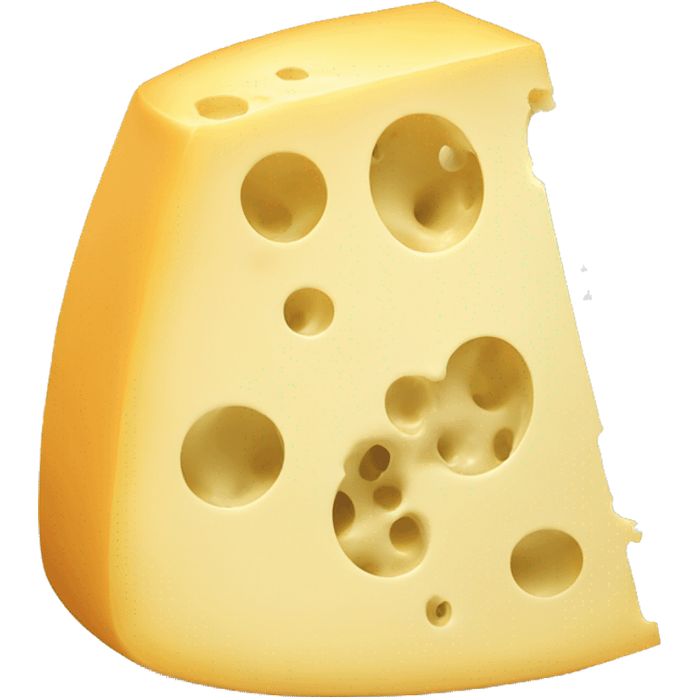 Cheese eating cheese emoji