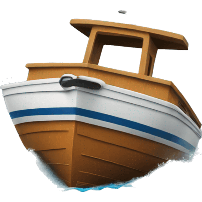 sinking speedboat emoji