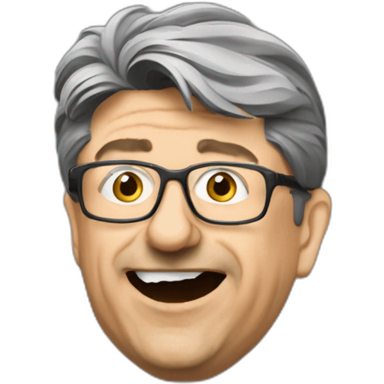 mélenchon qui tien une biere dans sa main emoji