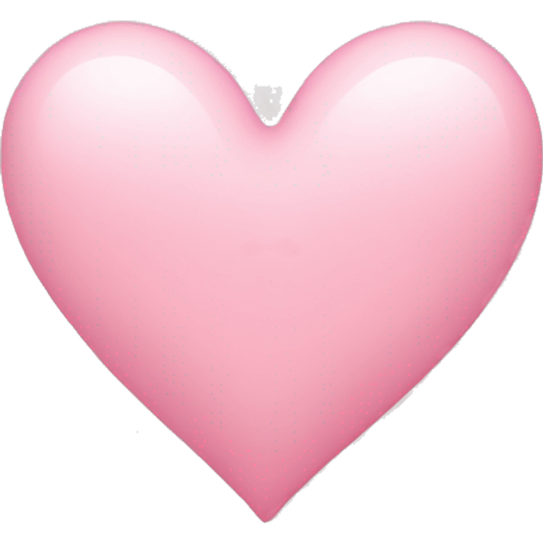 Light pink heart emoji