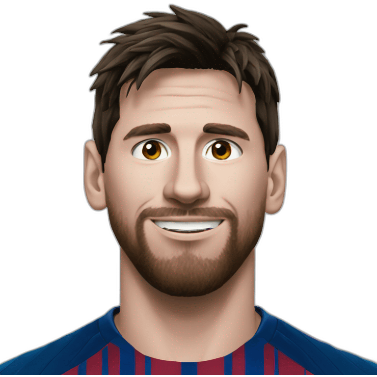 Messi qui rit emoji