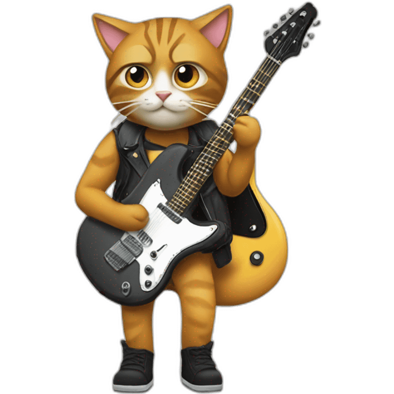 cat-guitar-rock emoji