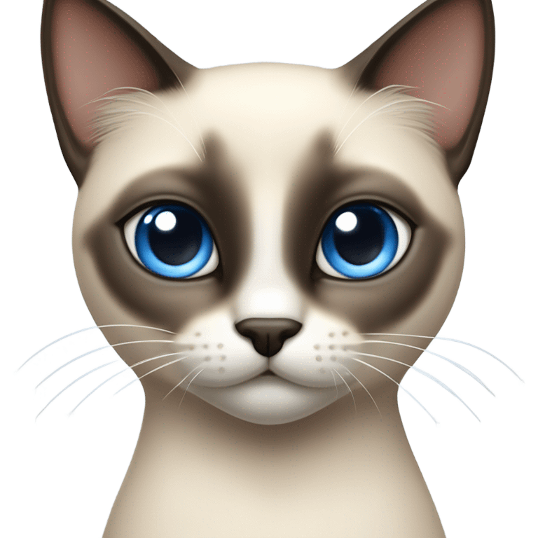 Siamese cat emoji