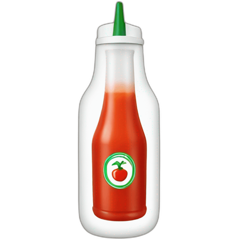 sriracha sauce bottle emoji