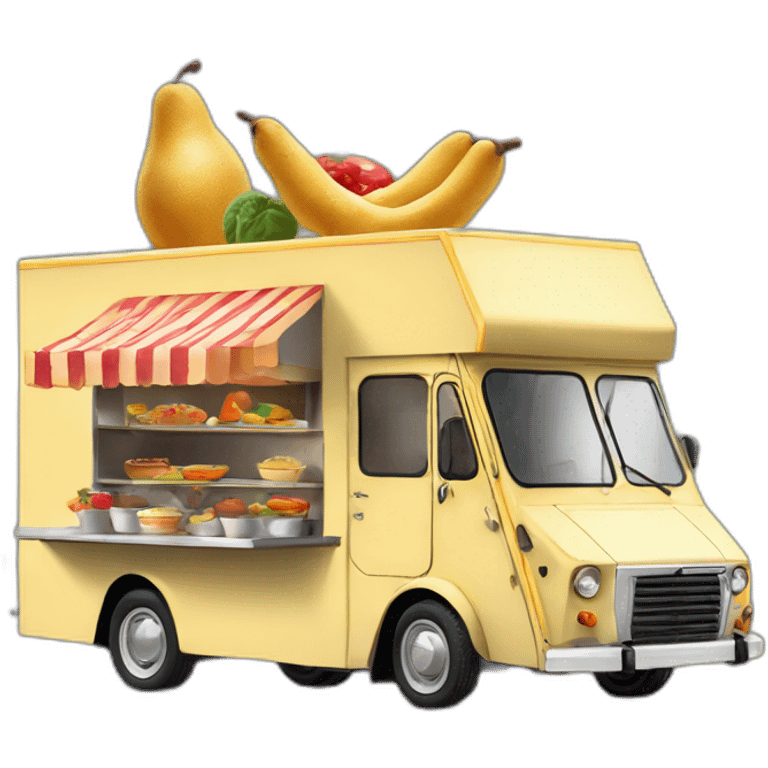 A 70s citroen food truck emoji