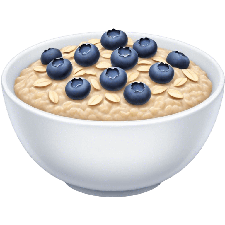 Oatmeal bowl emoji