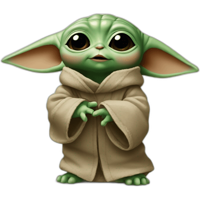 Baby yoda qui danse emoji