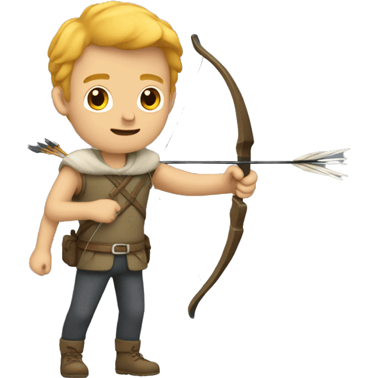 A guy with bow and arrows emoji