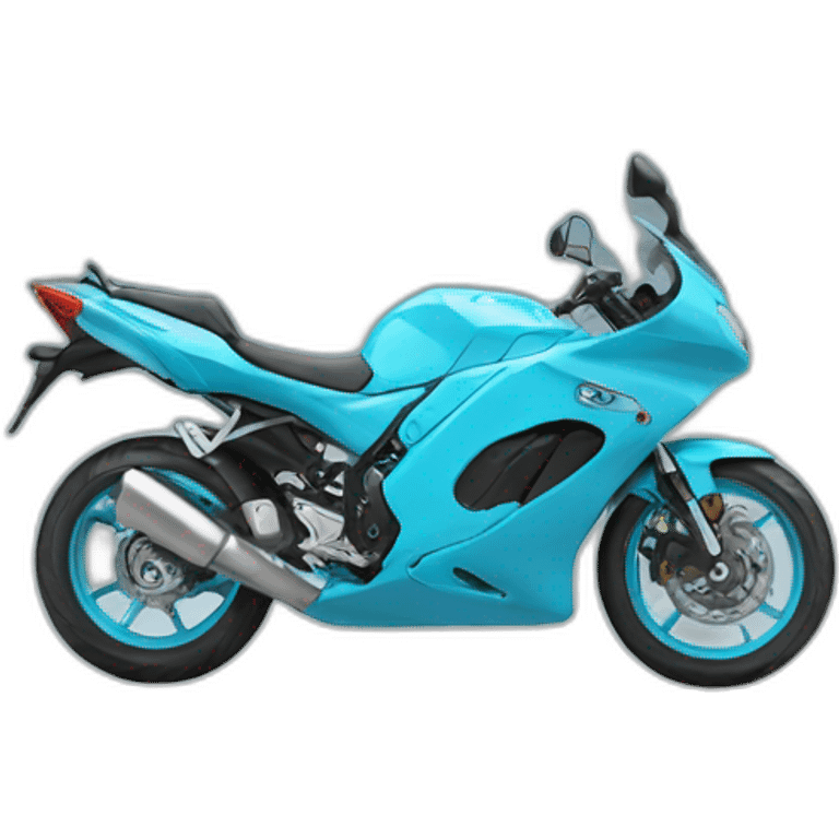 skyblue motorbike emoji