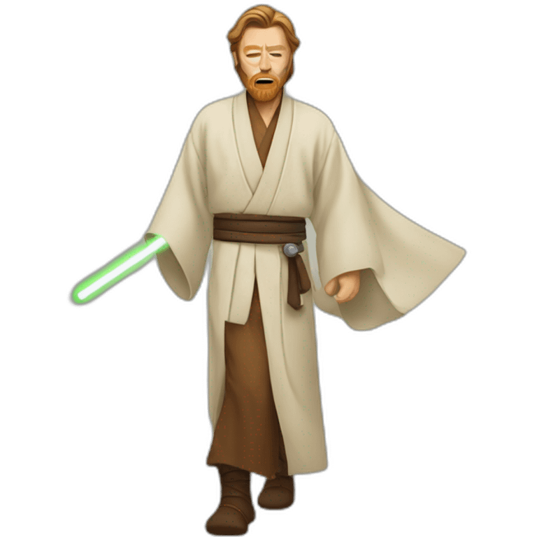 Obi-Wan driking emoji