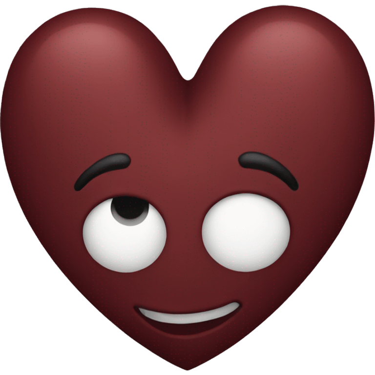 dark red heart emoji