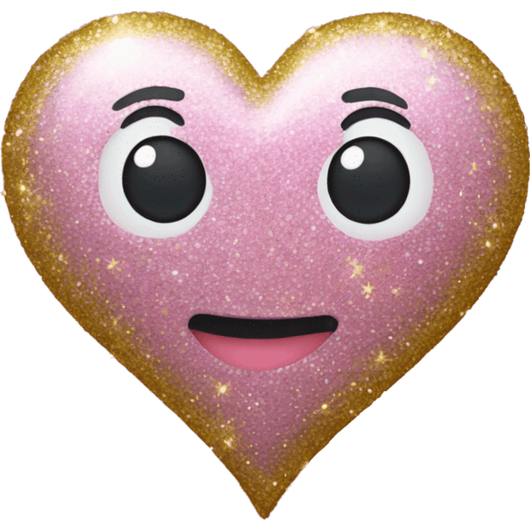 glittery heart emoji