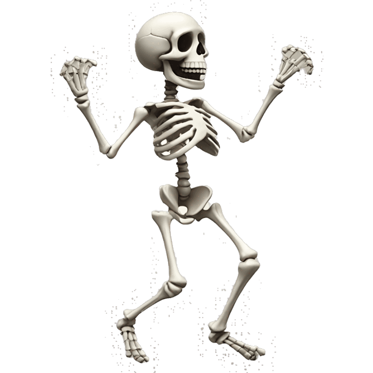 Skeleton dancing  emoji