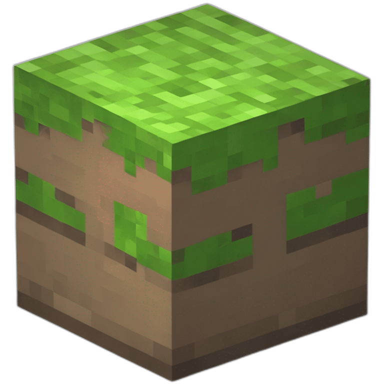 bloc de terre minecraft emoji