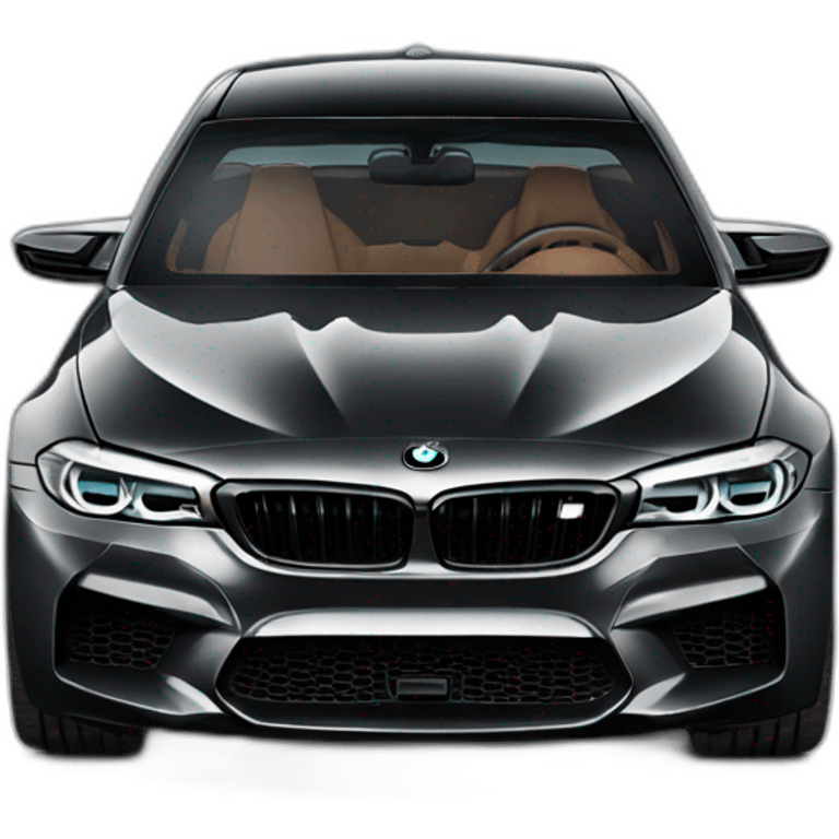 black bmw m5 emoji