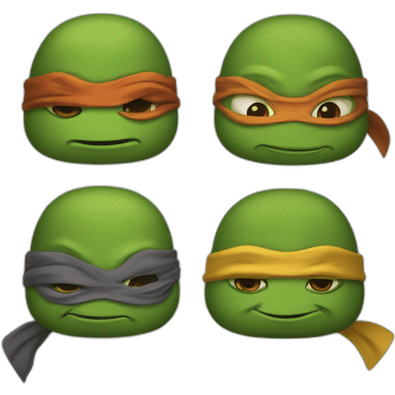 Ninja turtles emoji