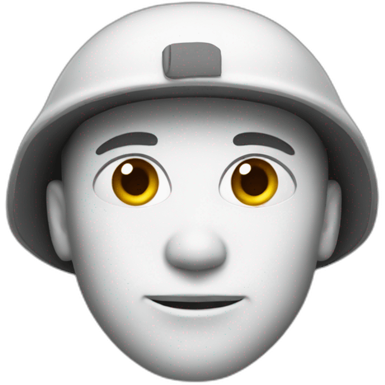 white soldier emoji