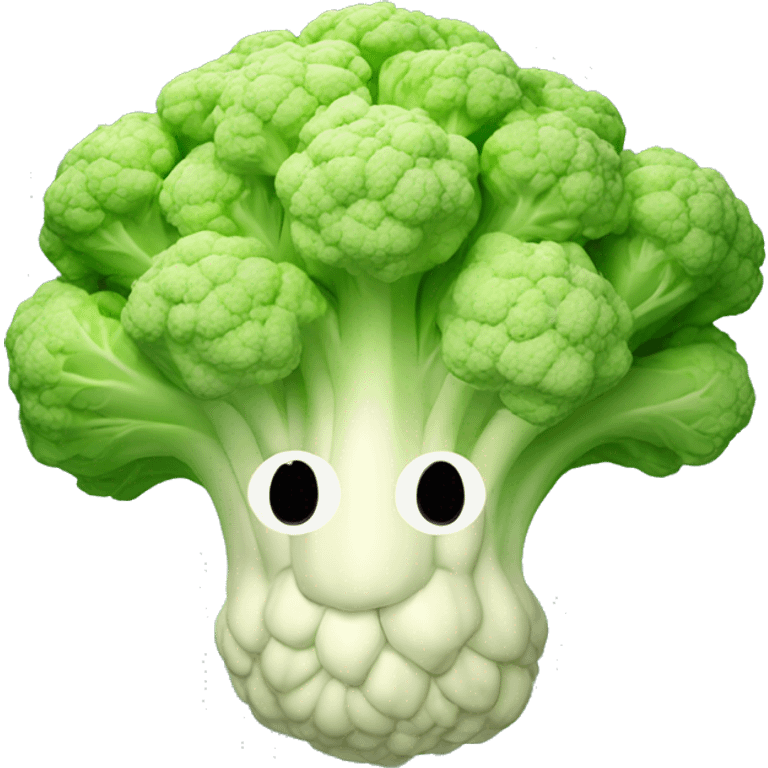 3D cauliflower emoji