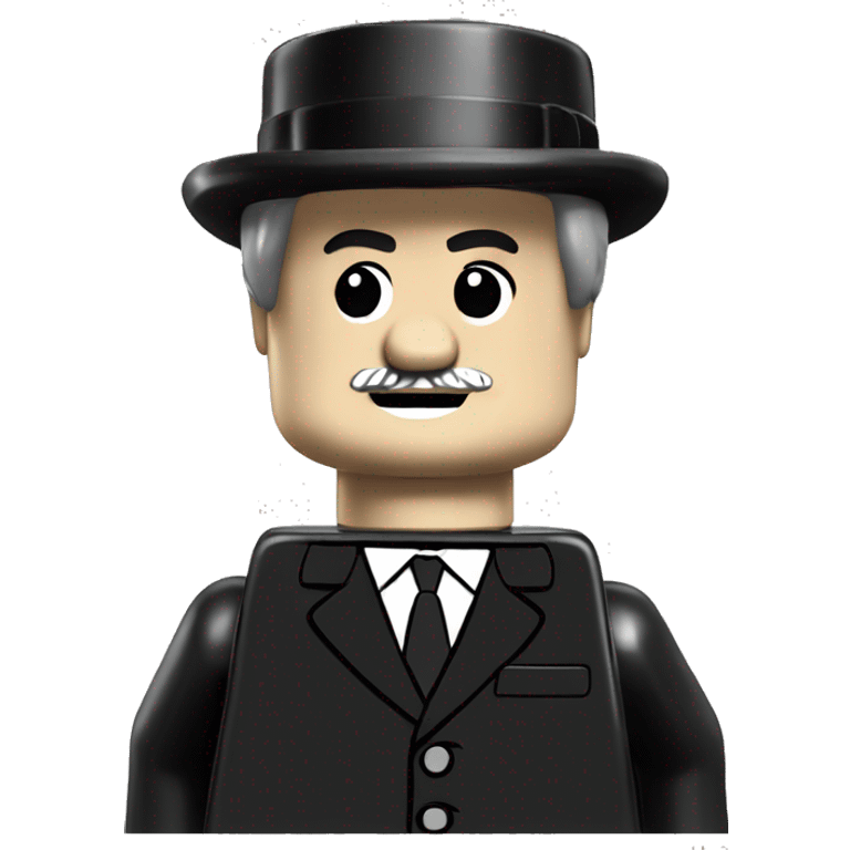 Charles Chaplin lego full body emoji