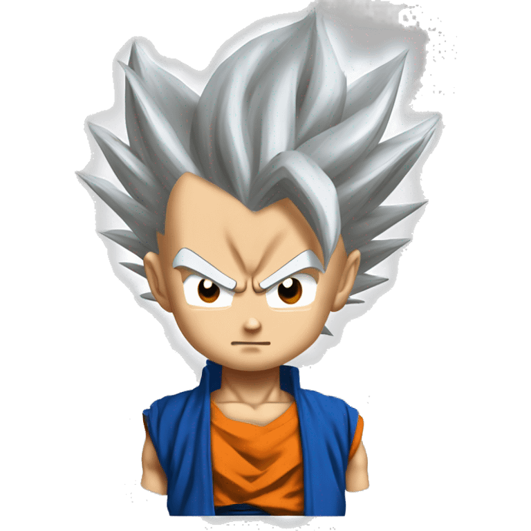 Goku Vegeta and Trunks going super saiyan emoji