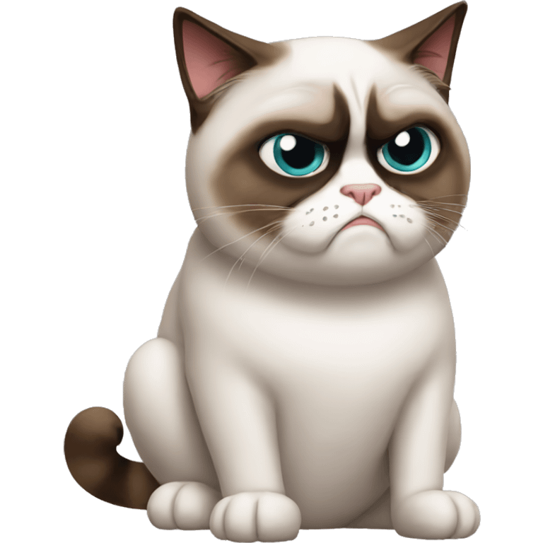 Grumpy cat emoji