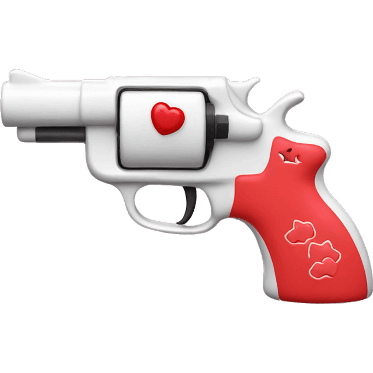 Hello kitty themed toy gun emoji