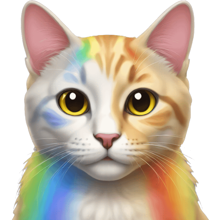 rainbow gay cat emoji