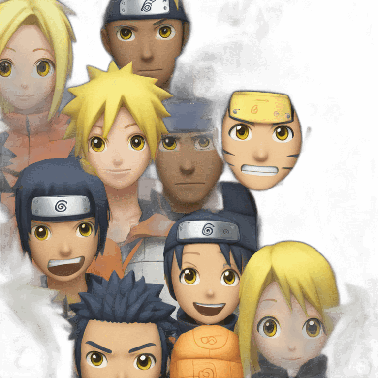 La famille de naruto uzumaki emoji