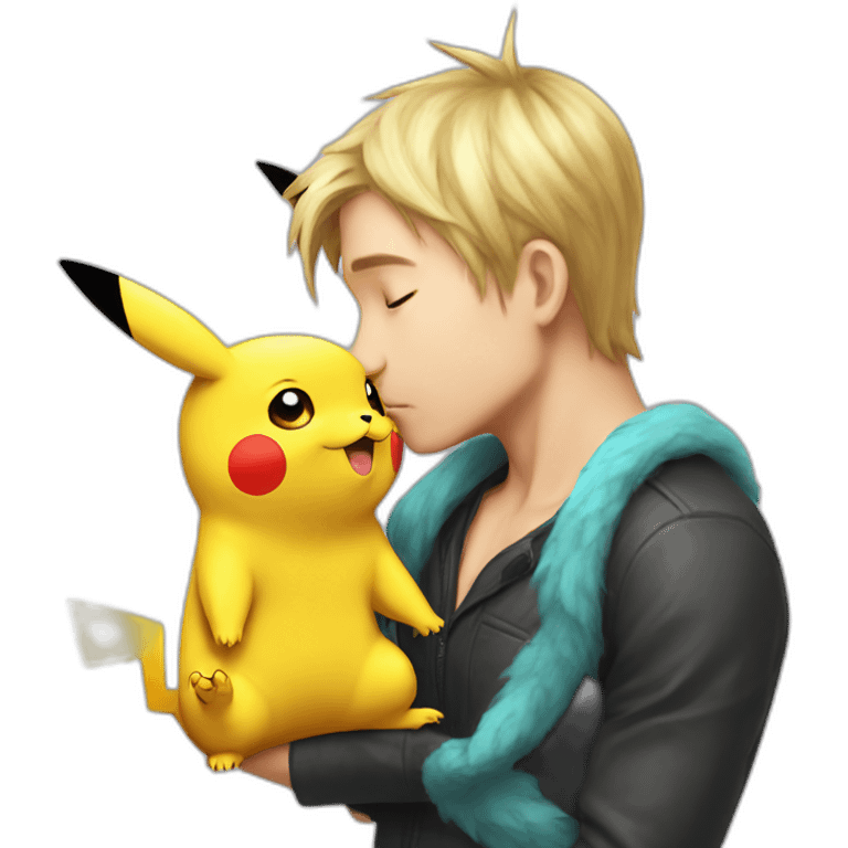 pikachu-kiss emoji