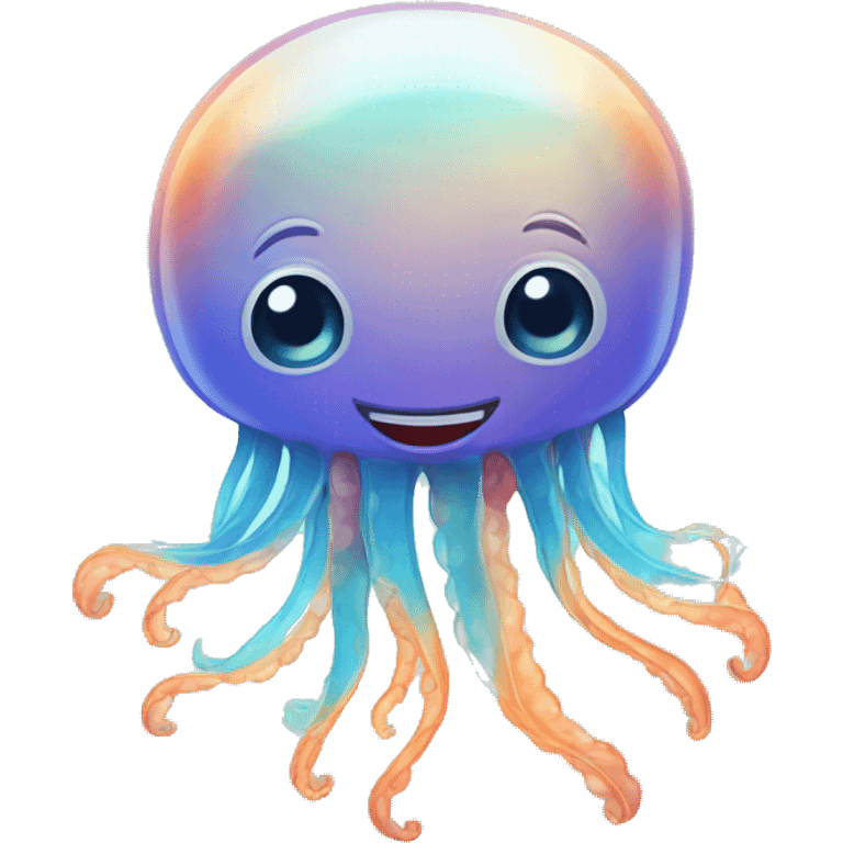 happy jellyfish  emoji