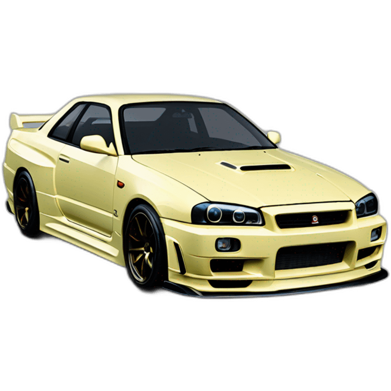 naissance gtr r34 skyline emoji