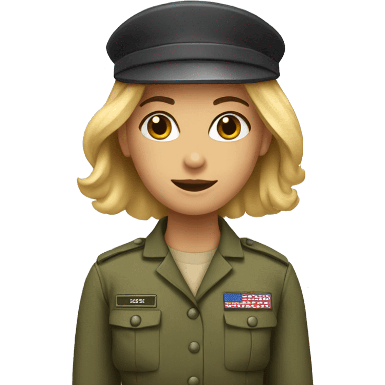 army girl emoji