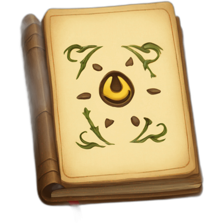 A grimoire emoji