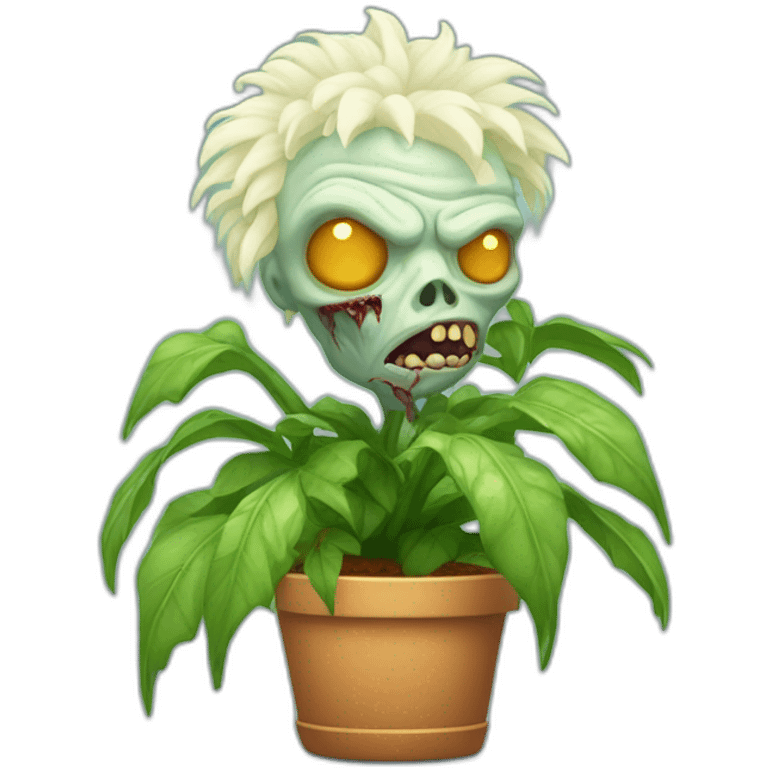 albino zombie houseplant emoji