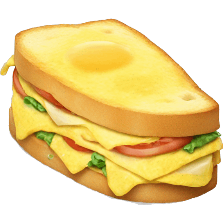 Omelette sandwich emoji