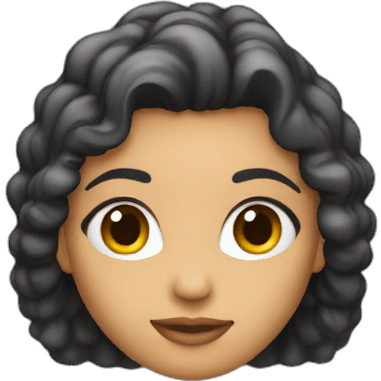 latina with a v12 emoji