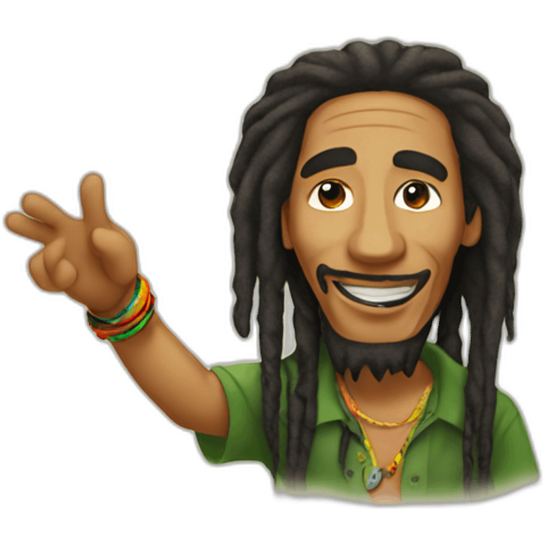 bob marley rastaman emoji