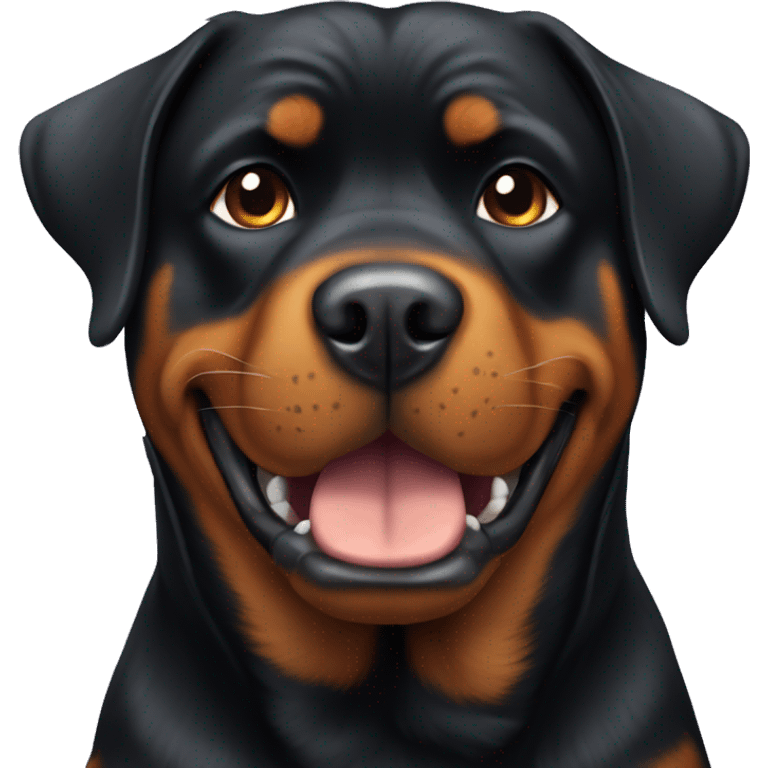 rottweiler dog emoji