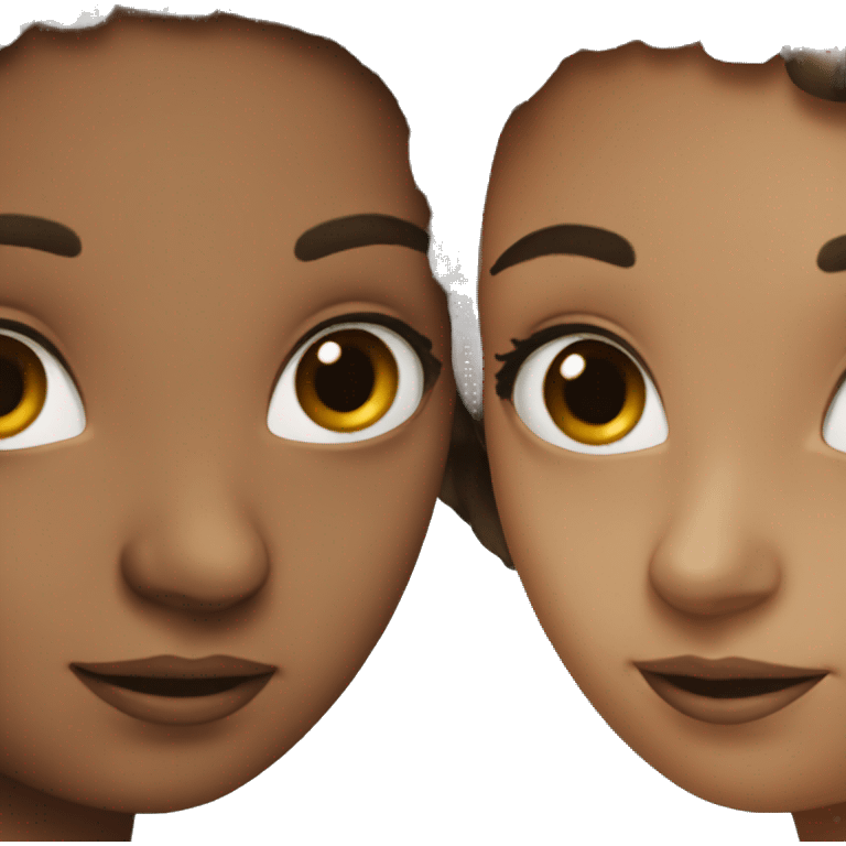 Two girls  emoji